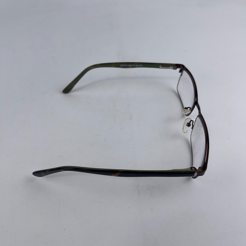 D'amato DM4142 Unisex Adult Eyeglasses Frame Green Plastic Half Rim 54-16-140 mm - Picture 7 of 12